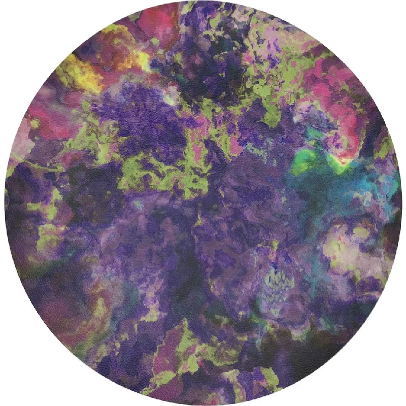 Today’s Special IMPRESSIONISM WINTER GEMS 16" ROUND PEBBLE PLACEMATS, SET OF 4