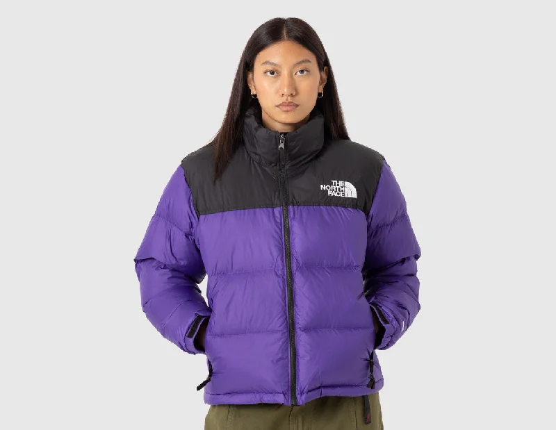Price Fest The North Face Women's Nuptse Jacket Purple / TNF Black