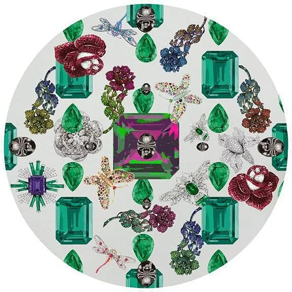 Get It Before It’s Gone Jewel Box Emeralds White 16" Round Pebble Placemat Set of 4 Get It Before It’s Gone Jewel Box Emeralds White 16" Round Pebble Placemat Set of 4