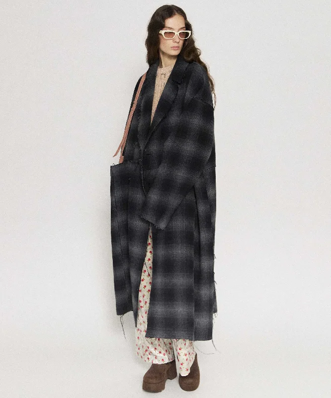 Friends and Family Sale Reversible Cut Off Oversized Coat