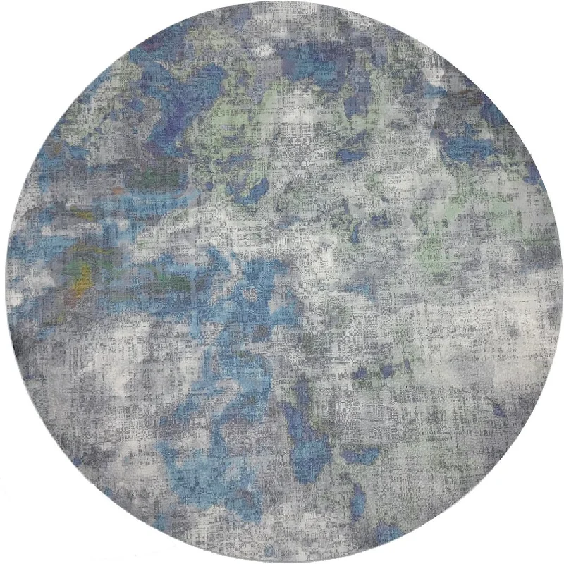 Clearance Event IMPRESSIONISM OPULENCE 16" ROUND PEBBLE PLACEMATS, SET OF 4