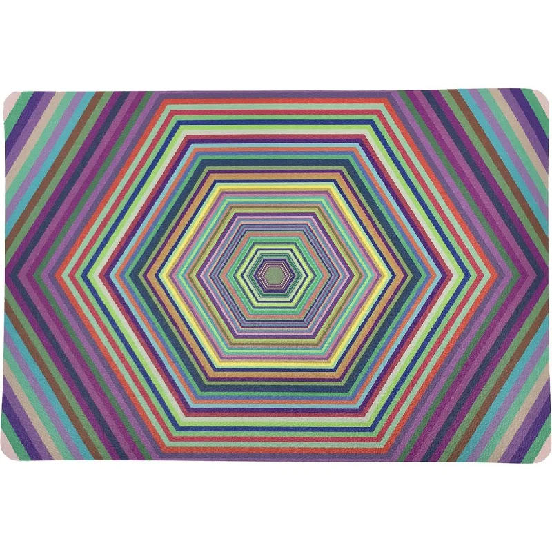 Limited Time Offer Hex Dylan 17.5 Rectangle Pebble Placemats, Set Of 4
