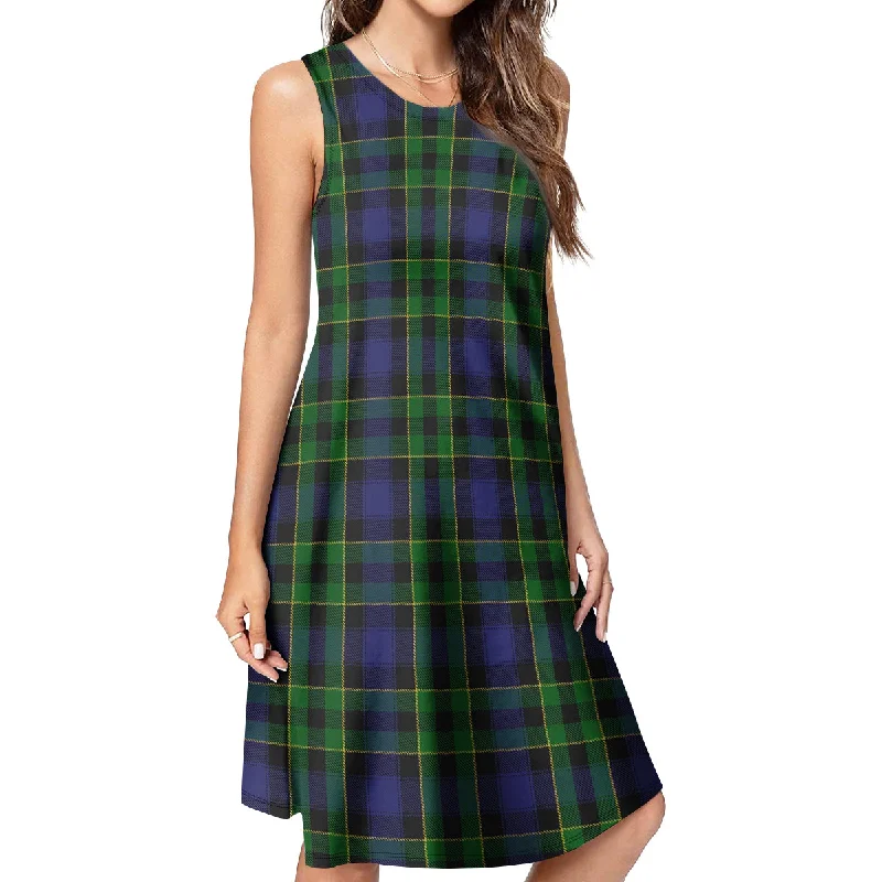 Deal Zone Mowat Tartan Womens Casual Dresses