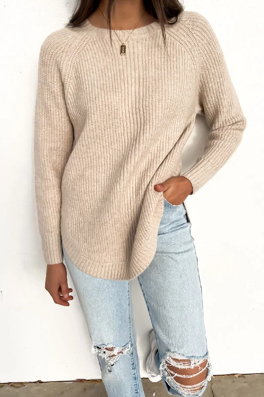 Blowout Sale Kylie Knit Jumper Beige