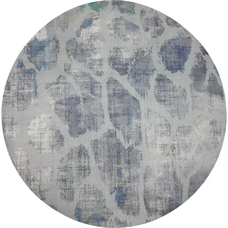 Unmissable Offer Giraffe Opulence 16 Round Pebble Placemat, Set Of 4